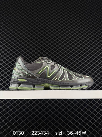 New Balance 1890 Action Bronson Dark Grey Olive Green Neon Green EU 36-45 Running Shoe - Unisex (BS-82346)