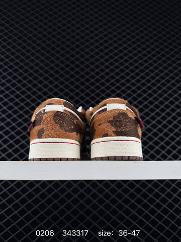 Jordan Air Jordan 1 Low Year Of The Horse White Brown Red Beige EU 36-47 Sneaker - Unisex (BS-79712)