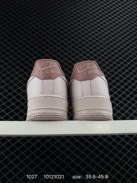 Nike Air Force 1 Low off-white pink with gold accents 35 5-45 5 lifestyle