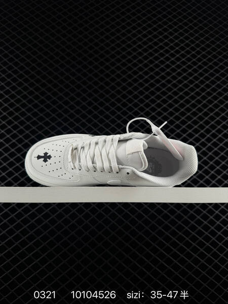 Nike Air Force 1 07 CW2288-111 white with black star graphics 35-47 5 lifestyle