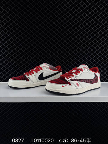 Jordan Air Jordan 1 Low DX5688-103 Sail Red Black EU 36-45 Sneaker - Unisex (BS-79596)