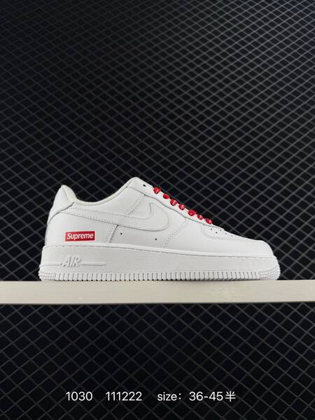 Nike Air Force 1 Low x Supreme white red EU 36-45 lifestyle