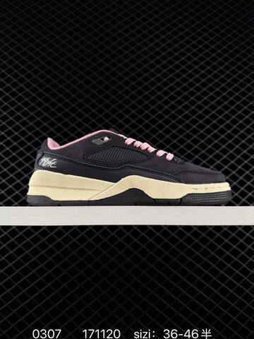 Jordan Air Jordan 4 Retro Black Pink Cream EU 36-46 Basketball Shoe - Unisex (BS-79698)