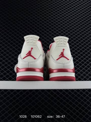 Jordan Air Jordan 4 Retro Off White Red EU 36-47 Basketball Shoe - Unisex (BS-80417)
