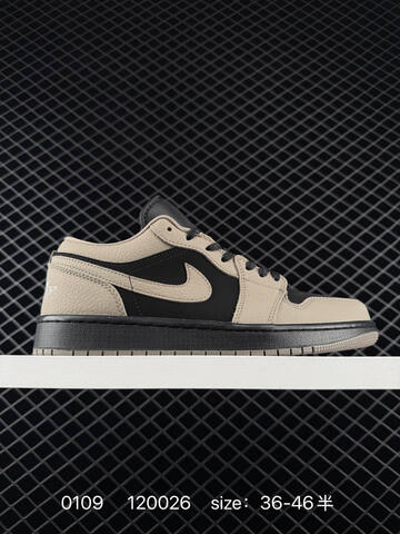 Jordan Air Jordan 1 Low IB7109 Black Khaki EU 36-46 Sneaker - Unisex (BS-79866)