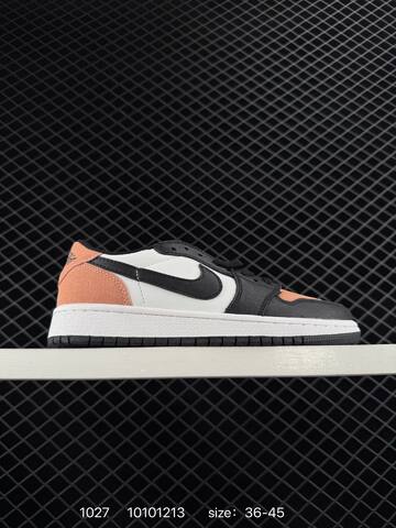 Jordan Air Jordan 1 Low Burgundy White Silver Black Peach EU 36-45 Sneaker - Unisex (BS-80430)