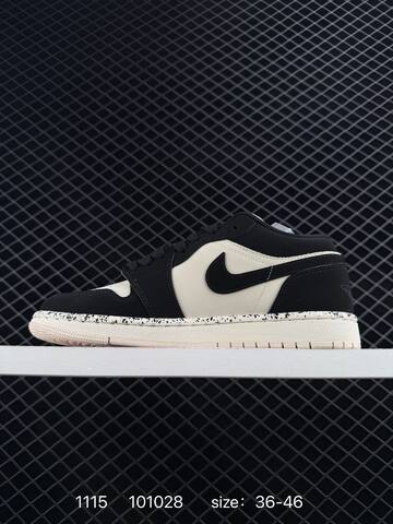 Jordan Air Jordan 1 Low Black Off White Light Pink EU 36-46 Sneaker - Unisex (BS-80271)