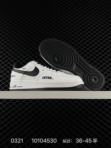 Nike Air Force 1 07 White Black EU 36-45 Lifestyle - Unisex (BS-72537)