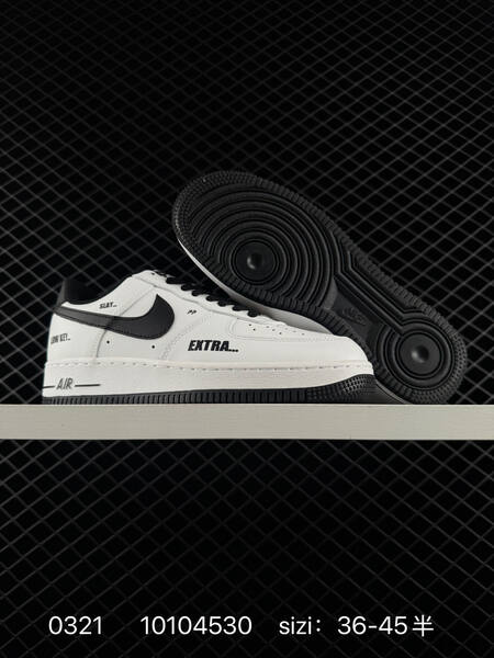 Nike Air Force 1 07 White Black EU 36-45 lifestyle