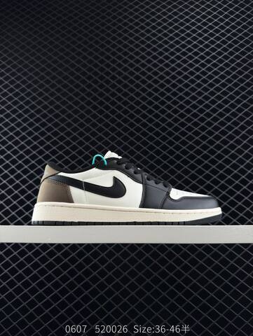 Jordan Air Jordan 1 Low Sail Black Brown EU 36-46 Sneaker - Unisex (BS-81246)