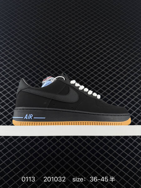 Nike Air Force 1 Low black gum sole 36-45 lifestyle