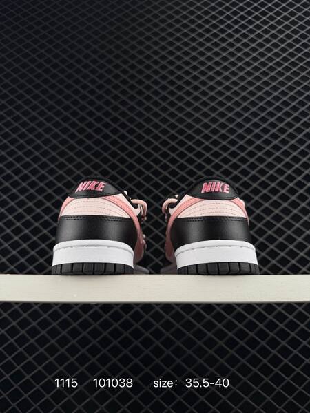 Nike Dunk Low Black Pink White 35 5-40 skate lifestyle