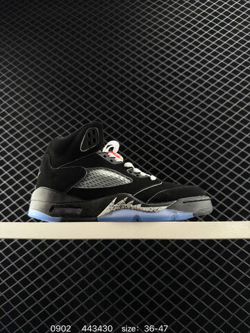 Jordan Air Jordan 5 Retro White Purple Teal Black Black Red Yellow EU 36-47 Basketball Shoe - Unisex (BS-80782)