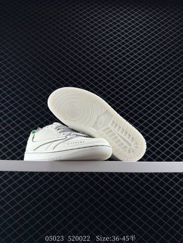Jordan Air Jordan 1 Low Travis Scott Reverse Mocha Givenchy Custom DM7866-005 Navy Black Off White EU 36-45 Sneaker - Unisex (BS-81311)
