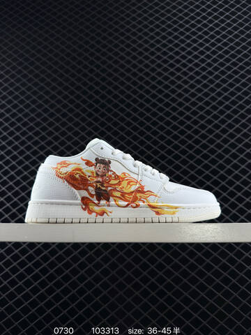 Jordan Air Jordan 1 Low White Red Yellow Blue EU 36-45 Sneaker - Unisex (BS-80996)
