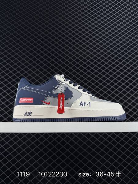 Nike Air Force 1 Low White Navy Red EU 36-45 5 lifestyle