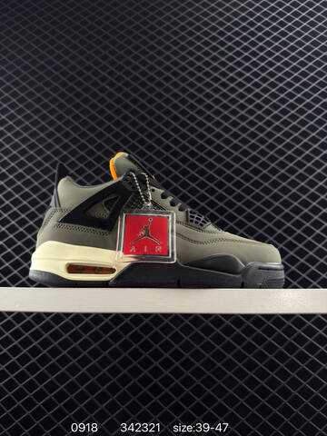 Jordan Air Jordan 4 Retro IB1854-200 Olive Green Black Cream Orange EU 39-47 Basketball Shoe - Unisex (BS-80681)