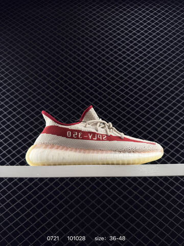 Yeezy Boost 350 V2 Beige Red Cream White EU 36-48 Sneaker - Unisex (BS-83578)
