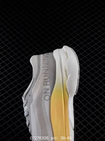 On Cloudpulse 2 White Silver Yellow Black EU 36-45 Running Shoe Running Sneakers - Unisex (BS-84975)