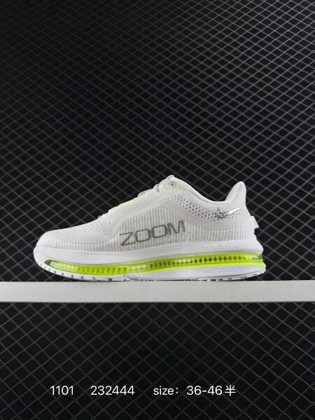 Nike Air Zoom Pegasus Premium white grey with neon yellow accents 36-46 5 running lifestyle
