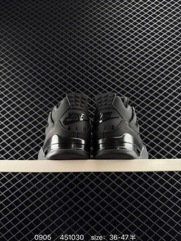 Jordan Air Jordan 4 Retro Triple Black EU 36-47 Basketball Shoe - Unisex (BS-80765)
