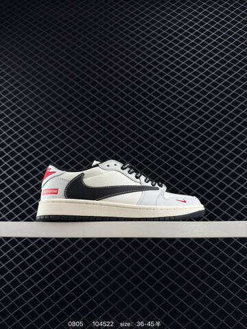 Jordan Air Jordan 1 Low OG SP Off White Black Red Sail EU 36-45 Sneaker - Unisex (BS-80967)