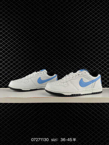 Nike SB Dunk Low Pro White Light Blue Black EU 36-45 Skate - Unisex (BS-70063)