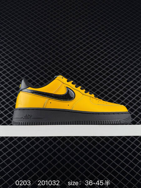 Nike Air Force 1 07 Low GX yellow black EU 36-45 lifestyle