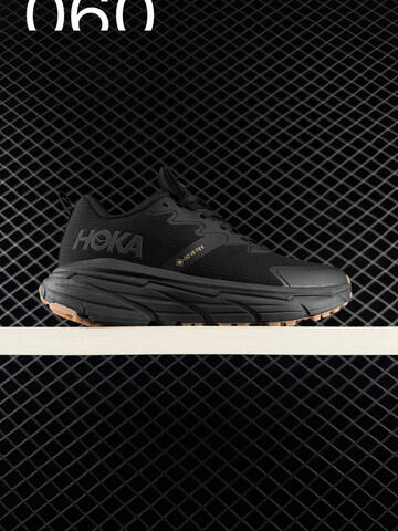 HOKA ONE ONE Challenger ATR 6 GTX Black Dark Grey Trail Shoe Trail Running Sneakers (BS-86211)