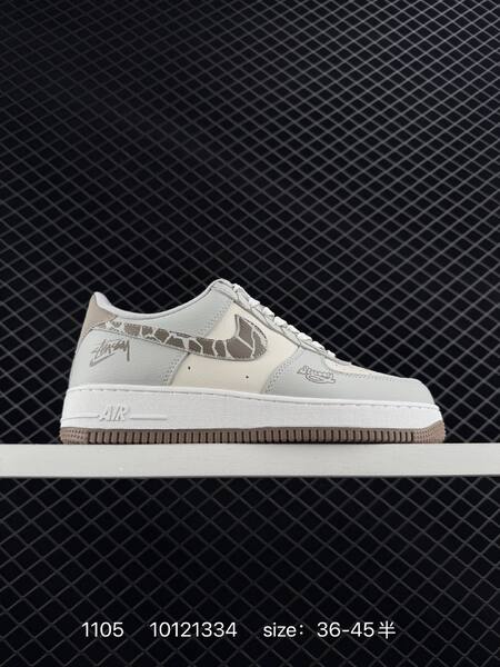 Nike Air Force 1 07 Low light grey cream taupe EU 36-45 5 lifestyle