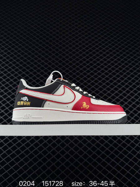 Nike Air Force 1 Low white black red 36-45 5 lifestyle
