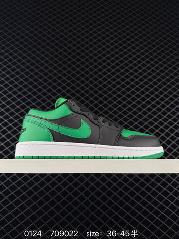 Jordan Air Jordan 1 Low Black White Red Orange EU 36-45 Sneaker - Unisex (BS-79783)