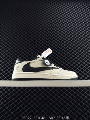 Jordan Travis Scott x Air Jordan 1 Reverse Mocha Sail Black Brown EU 36-45 Sneaker - Unisex (BS-81320)