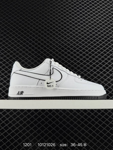 Nike Air Force 1 07 White Black EU 36-45 5 lifestyle