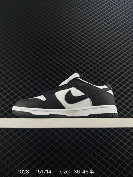 Nike SB Dunk Low Retro Black White EU 36-46 5 skate lifestyle