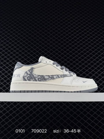 Jordan Air Jordan 1 Low Travis Scott Reverse Mocha Louis Vuitton Custom Beige Grey Light Blue EU 36-45 Sneaker - Unisex (BS-79918)