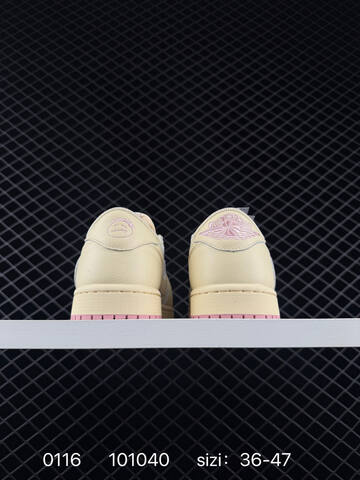 Jordan Travis Scott x Air Jordan 1 Low Cream White Pink EU 36-47 Sneaker - Unisex (BS-79823)