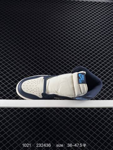 Jordan Air Jordan 1 Retro High OG University Blue Obsidian Sail EU 36-47 5 Basketball Shoe - Unisex (BS-80468)