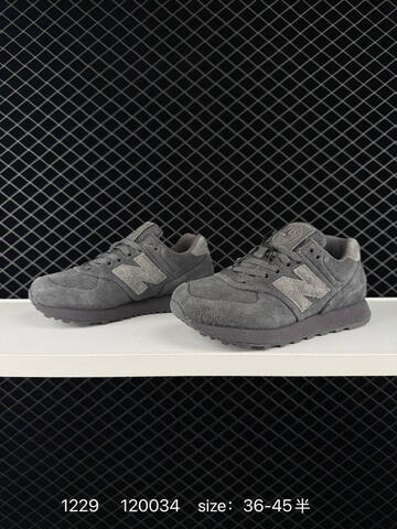 New Balance 574 Dark Grey Light Grey EU 36-45 Sneaker - Unisex (BS-82433)