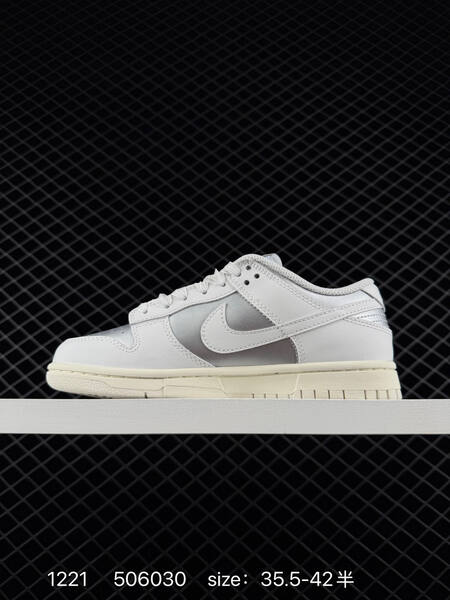 Nike SB Dunk Low Pro White Silver EU 35 5-42 5 skate lifestyle