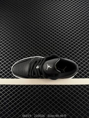 Jordan Air Jordan 1 Low Black White EU 40-46 Sneaker - Men's (BS-81176)