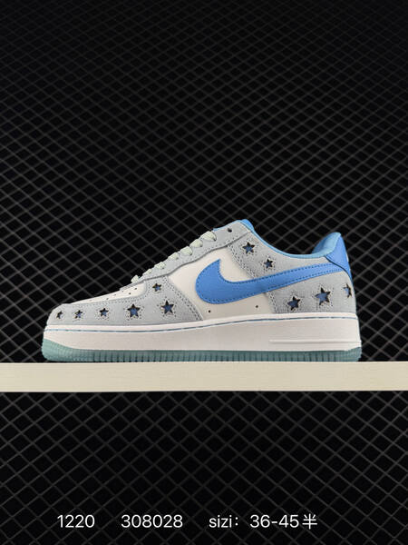 Nike Air Force 1 Low light blue gray white 36-45 lifestyle