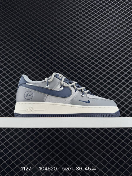Nike Air Force 1 07 Low cream grey navy blue assorted EU 36-45 5 lifestyle