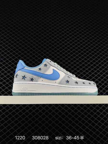 Nike Air Force 1 Low light blue gray white 36-45 lifestyle