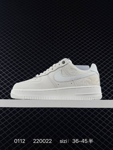 Nike Air Force 1 07 cream white with red accents EU 36-45 5 lifestyle
