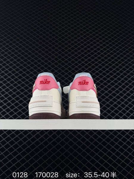 Nike Air Force 1 07 Sail Light Blue Pink Burgundy EU 35 5-40 5 lifestyle