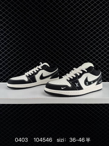 Jordan Air Jordan 1 Low Black Off White EU 36-46 Sneaker - Unisex (BS-79554)