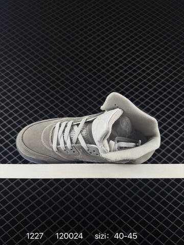 Jordan Air Jordan 5 Retro High Grey White Ice Blue EU 40-45 Basketball Shoe - Men's (BS-79981)