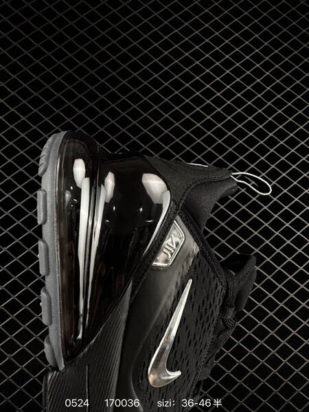 Nike Air Max 270 black metallic silver dark grey EU 36-46 running