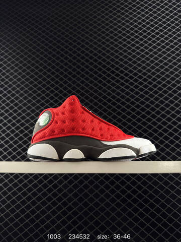 Jordan Air Jordan 13 Retro Red Black White EU 36-46 Basketball Shoe - Unisex (BS-80587)